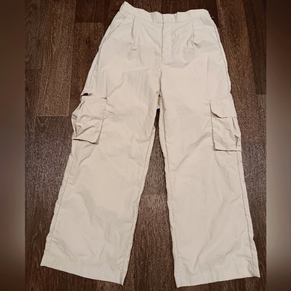 Wilo The Label  Light Beige Cargo Pants Size M - Picture 1 of 4